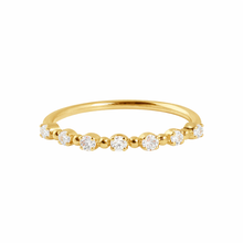 Gigi Clozeau - Classic Gigi 7 Diamonds Ring, Yellow Gold, Size 51