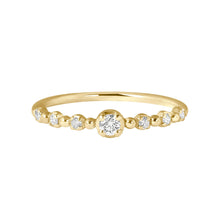 Gigi Clozeau - Bague Solitaire Gigi, diamants, or jaune, T 53