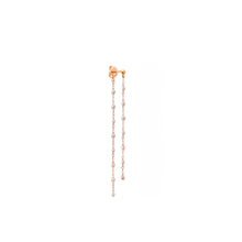 Gigi Clozeau - Boucle d'oreille unique Dansantes Classique Gigi opale, or rose