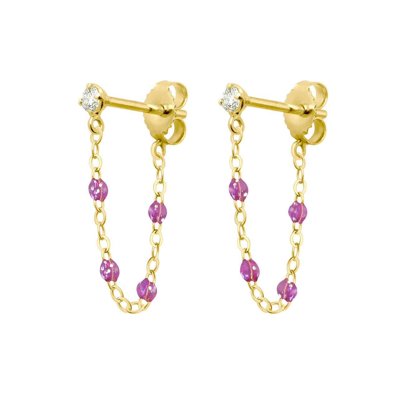 Gigi Clozeau - Boucles d'oreilles galaxy Gigi Suprême, or jaune, diamants