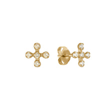 Gigi Clozeau - Boucles d'oreilles Spark diamants, or jaune