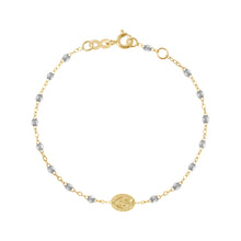 Gigi Clozeau - Bracelet argent Madone, or jaune, 17 cm 