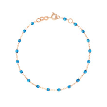 Gigi Clozeau - Bracelet azur Classique Gigi, or rose, 13 cm