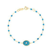 Gigi Clozeau - Bracelet azur Etoile du Nord diamant, or jaune, 17 cm
