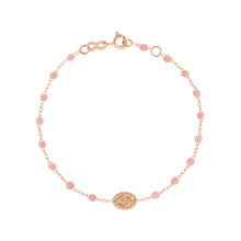 Gigi Clozeau - Bracelet blush Madone or rose, 17 cm