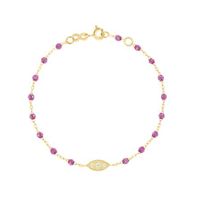 Gigi Clozeau - Bracelet galaxy Clin d’œil diamants, or jaune, 17 cm