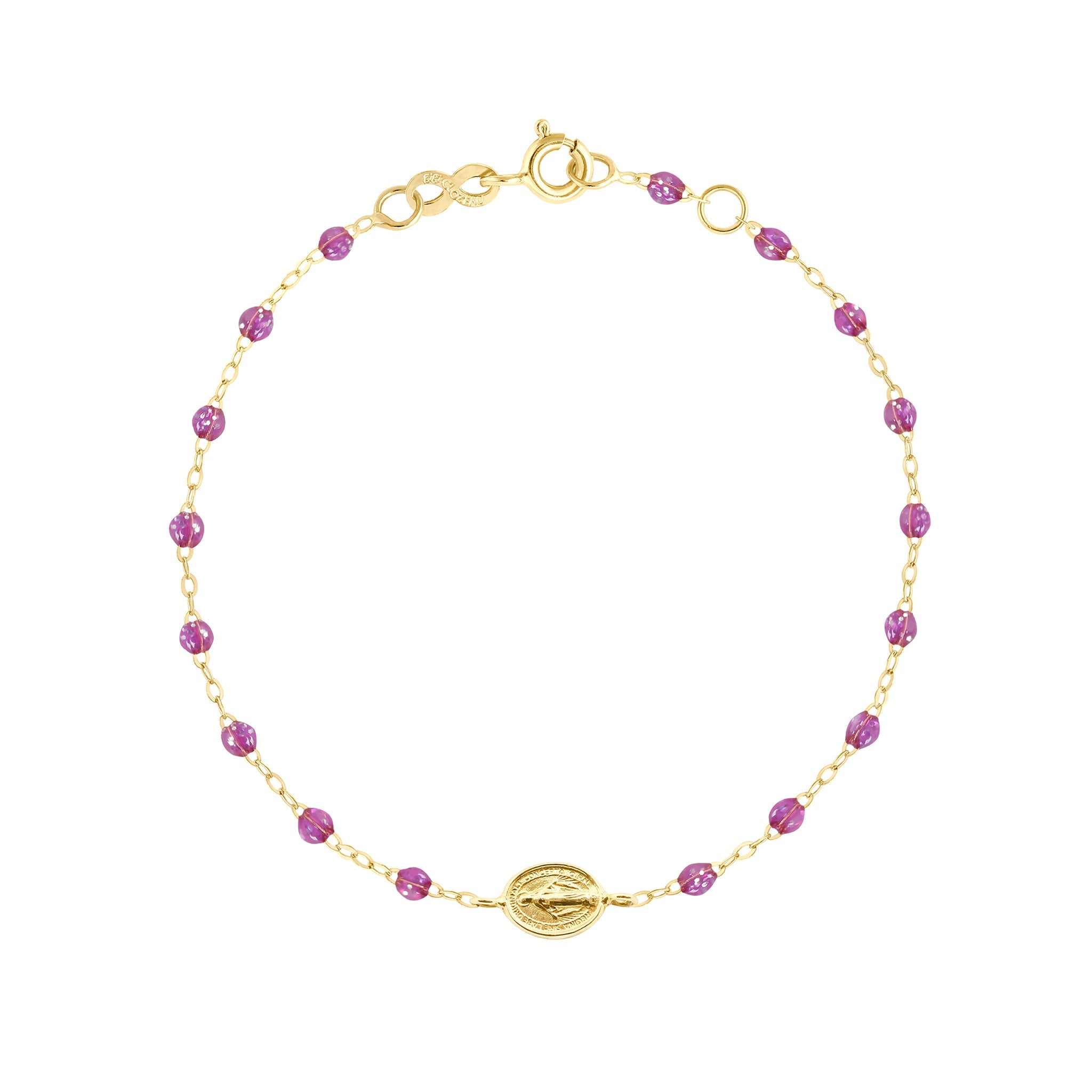 Gigi Clozeau - Bracelet galaxy Madone, or jaune, 17 cm