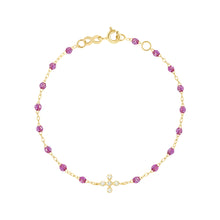 Gigi Clozeau - Bracelet galaxy Spark diamants, or jaune, 17 cm