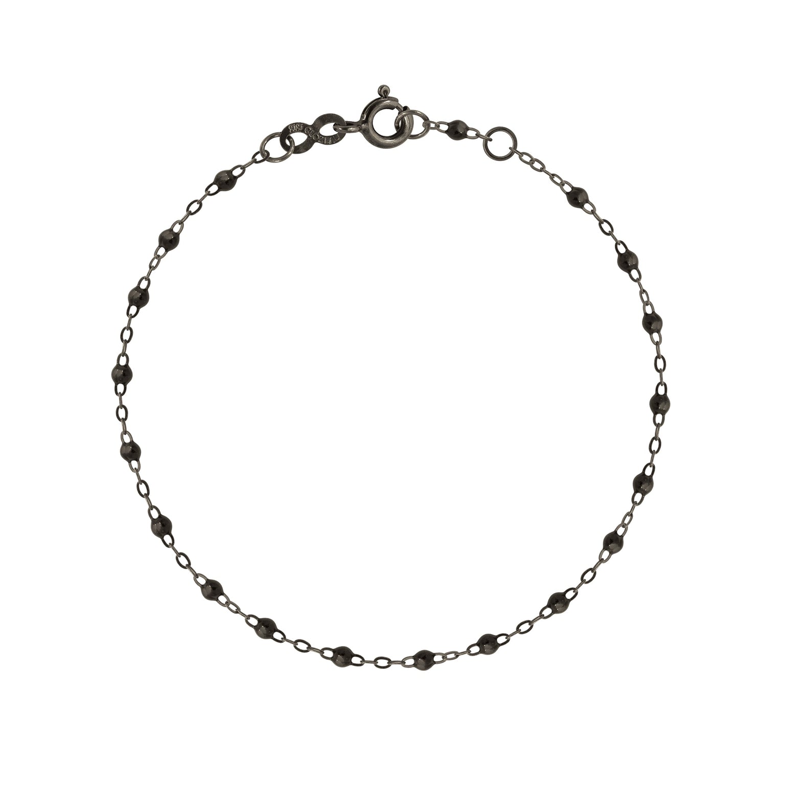 Gigi Clozeau - Bracelet noir Classique Gigi, or noir, 17 cm