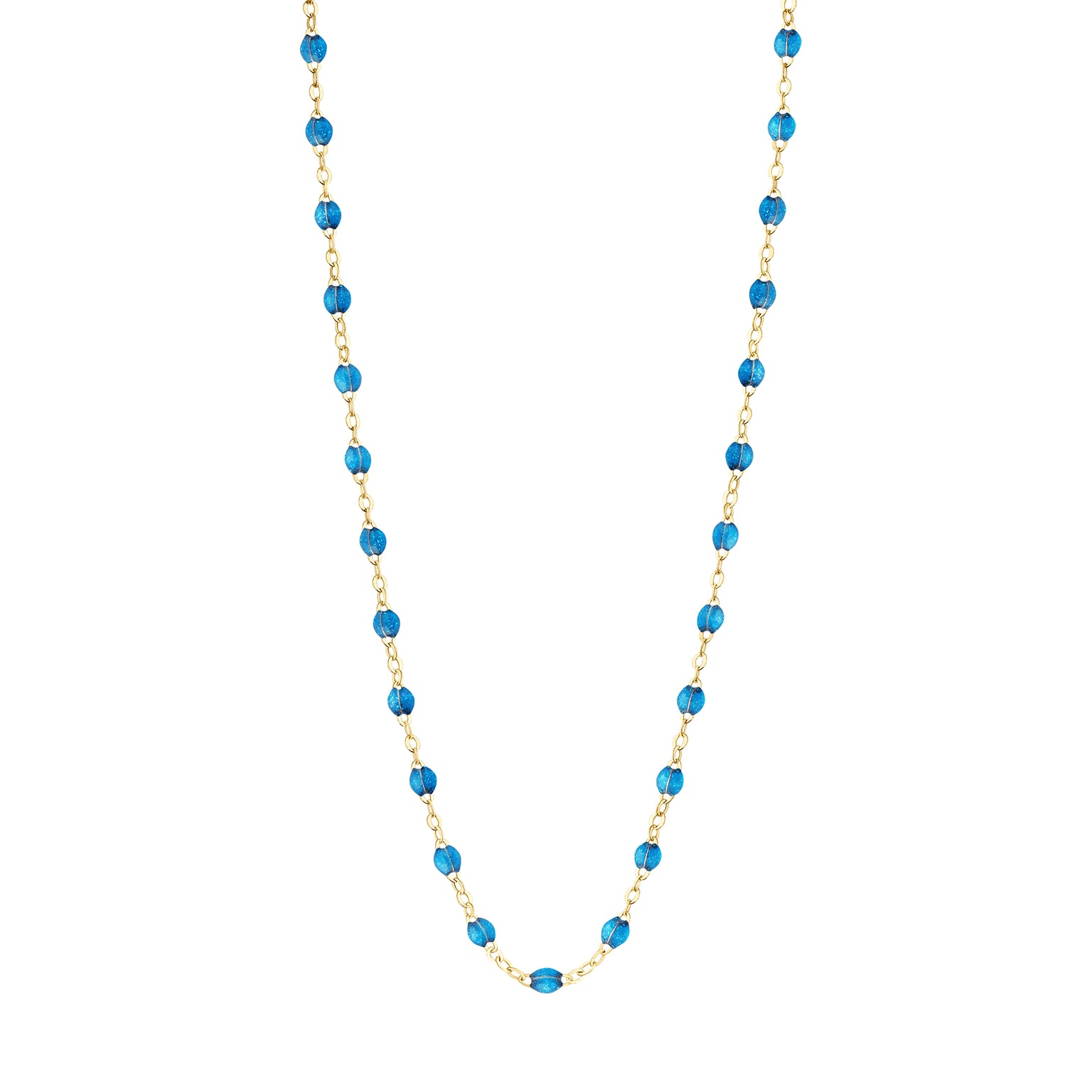 Gigi Clozeau - Collier azur Classique Gigi, or jaune, 42 cm