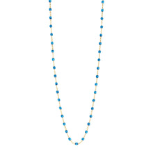 Gigi Clozeau - Collier azur Classique Gigi, or jaune, 86 cm