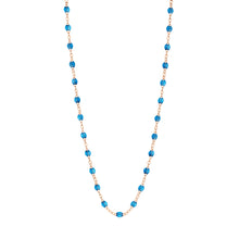 Gigi Clozeau - Collier azur Classique Gigi, or rose, 45 cm
