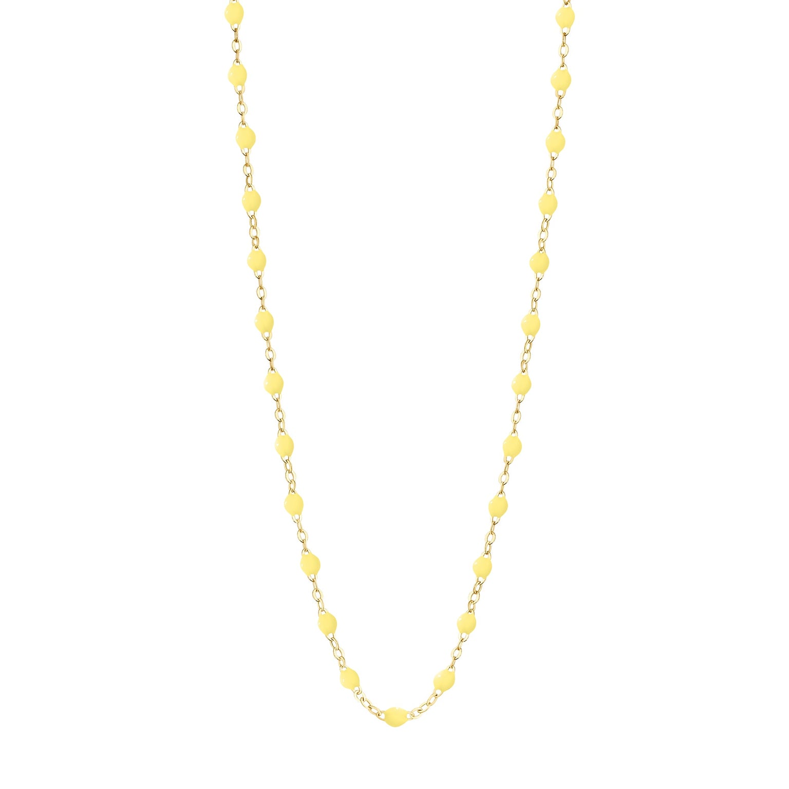 Gigi Clozeau - Collier mimosa Classique Gigi, or jaune, 42 cm