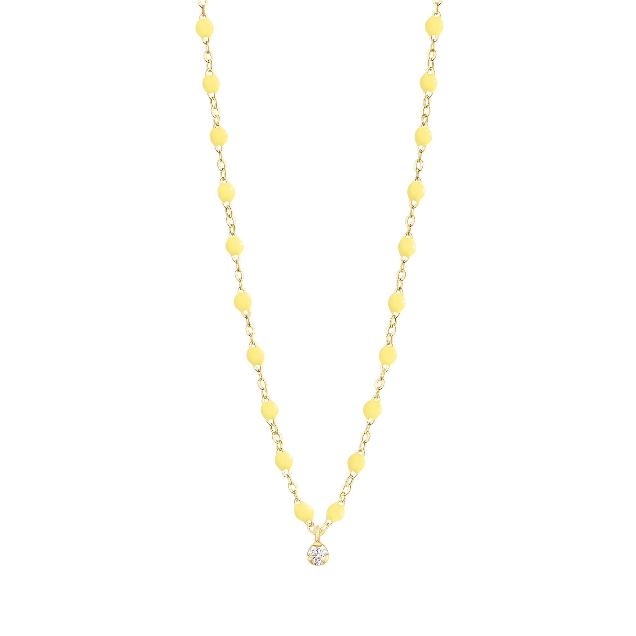 Gigi Clozeau - Collier mimosa Gigi Suprême, Diamant, or jaune, 42 cm