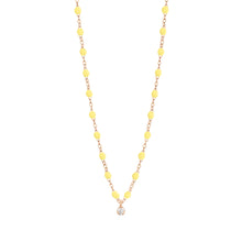 Gigi Clozeau - Collier mimosa Gigi Suprême, Diamant, or rose, 42 cm