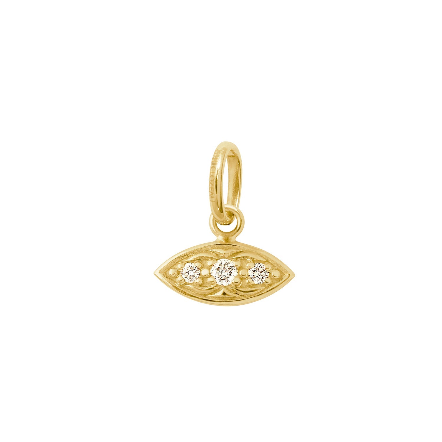Gigi Clozeau - Pendentif Clin d’œil diamants, or jaune