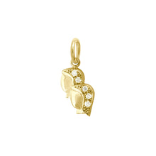Gigi Clozeau - Pendentif Gémeaux, or jaune, diamants