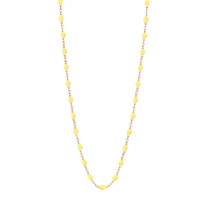 Gigi Clozeau - Sautoir mimosa Classique Gigi, or rose, 60 cm