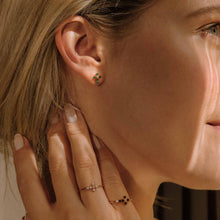 Gigi Clozeau - Bague opale Croix Perlée, diamant, or jaune, T 53