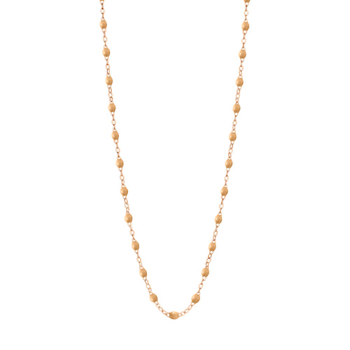Gigi Clozeau - Collier nude Classique Gigi, or rose, 45 cm