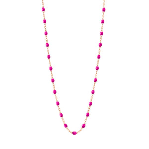 Gigi Clozeau - Collier bonbon Classique Gigi, or rose, 45 cm