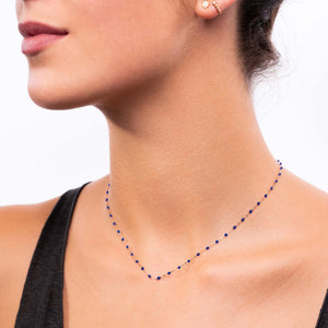 Gigi Clozeau - Collier prusse Classique Gigi, or rose, 42 cm
