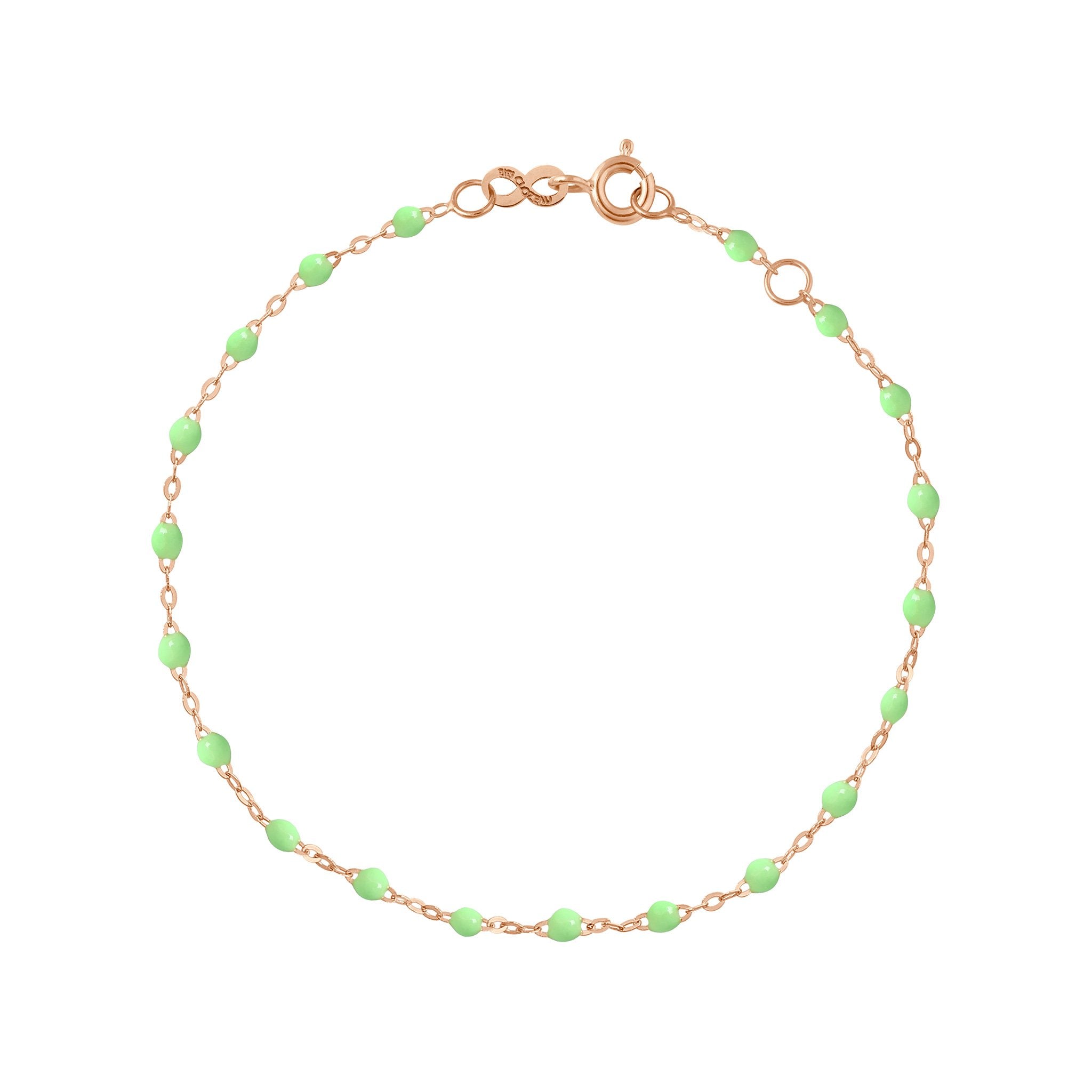 Gigi Clozeau - Bracelet anis Classique Gigi, or rose, 19 cm