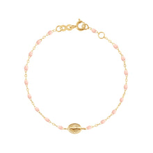 Gigi Clozeau - Bracelet bébé rose bébé Madone or jaune, 13 cm