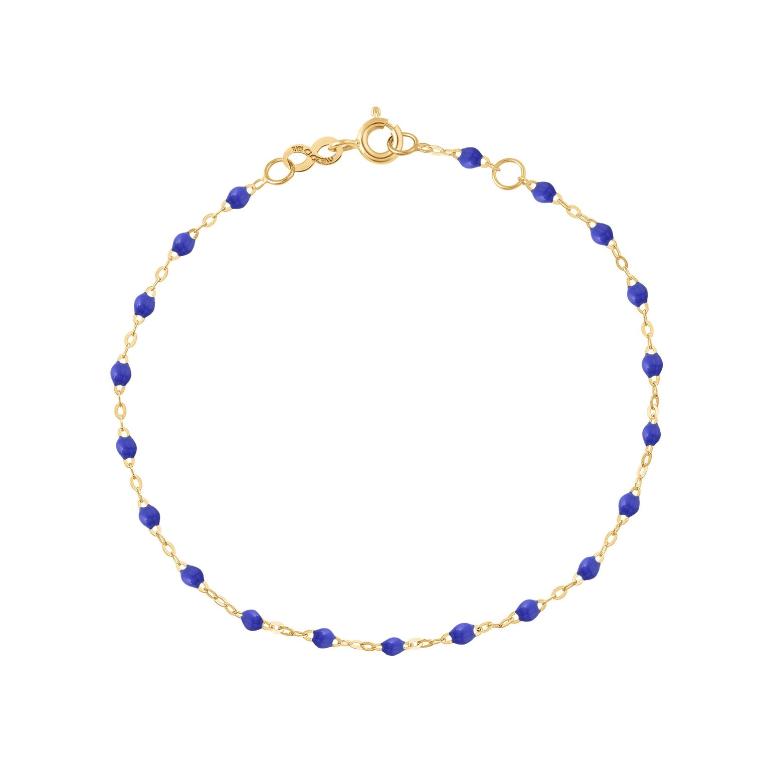 Gigi Clozeau - Bracelet bleuet Classique Gigi, or jaune, 17 cm