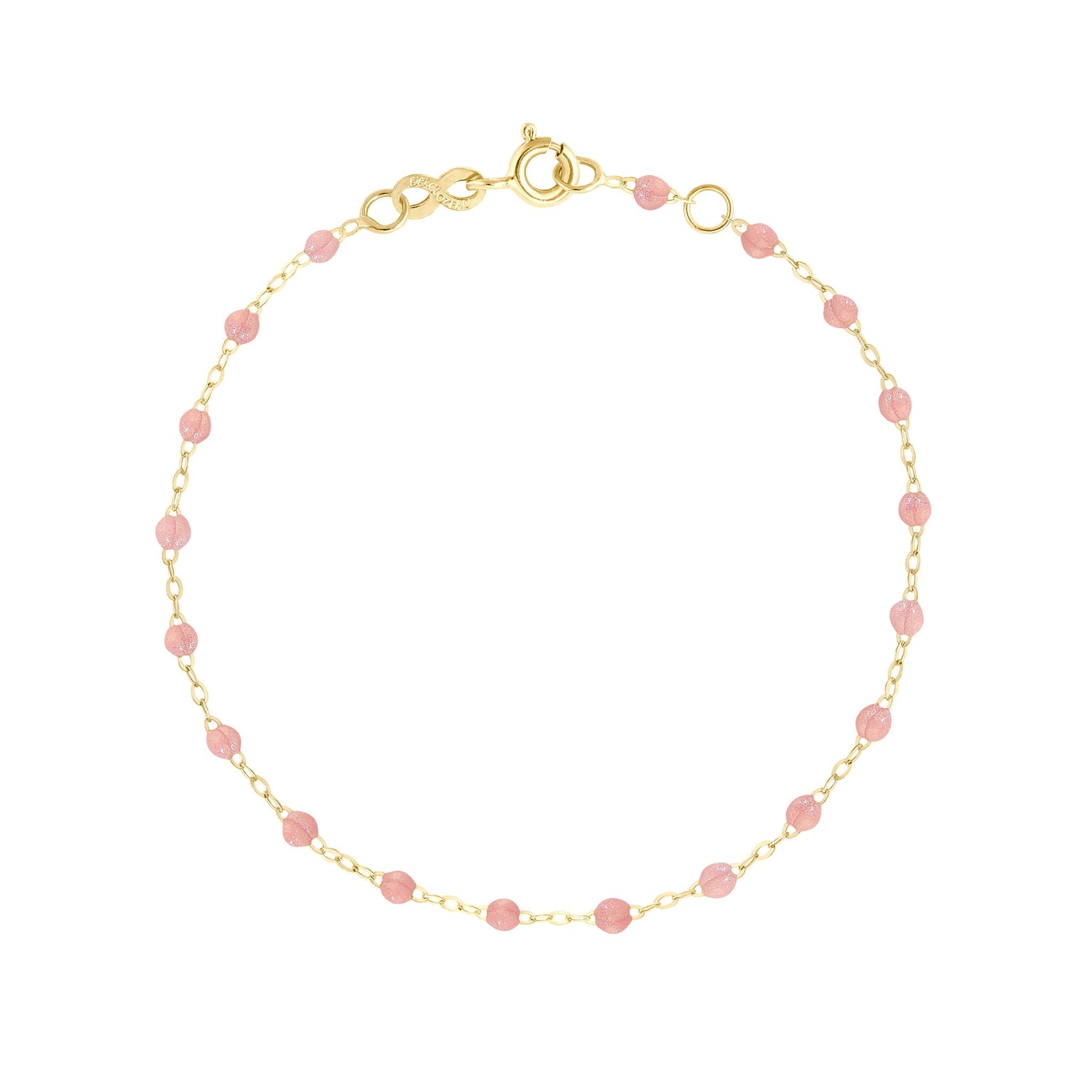 Gigi Clozeau - Bracelet blush Classique Gigi, or jaune, 15 cm