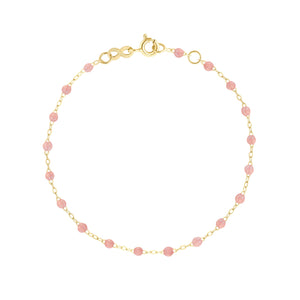Gigi Clozeau - Bracelet blush Classique Gigi, or jaune, 17 cm