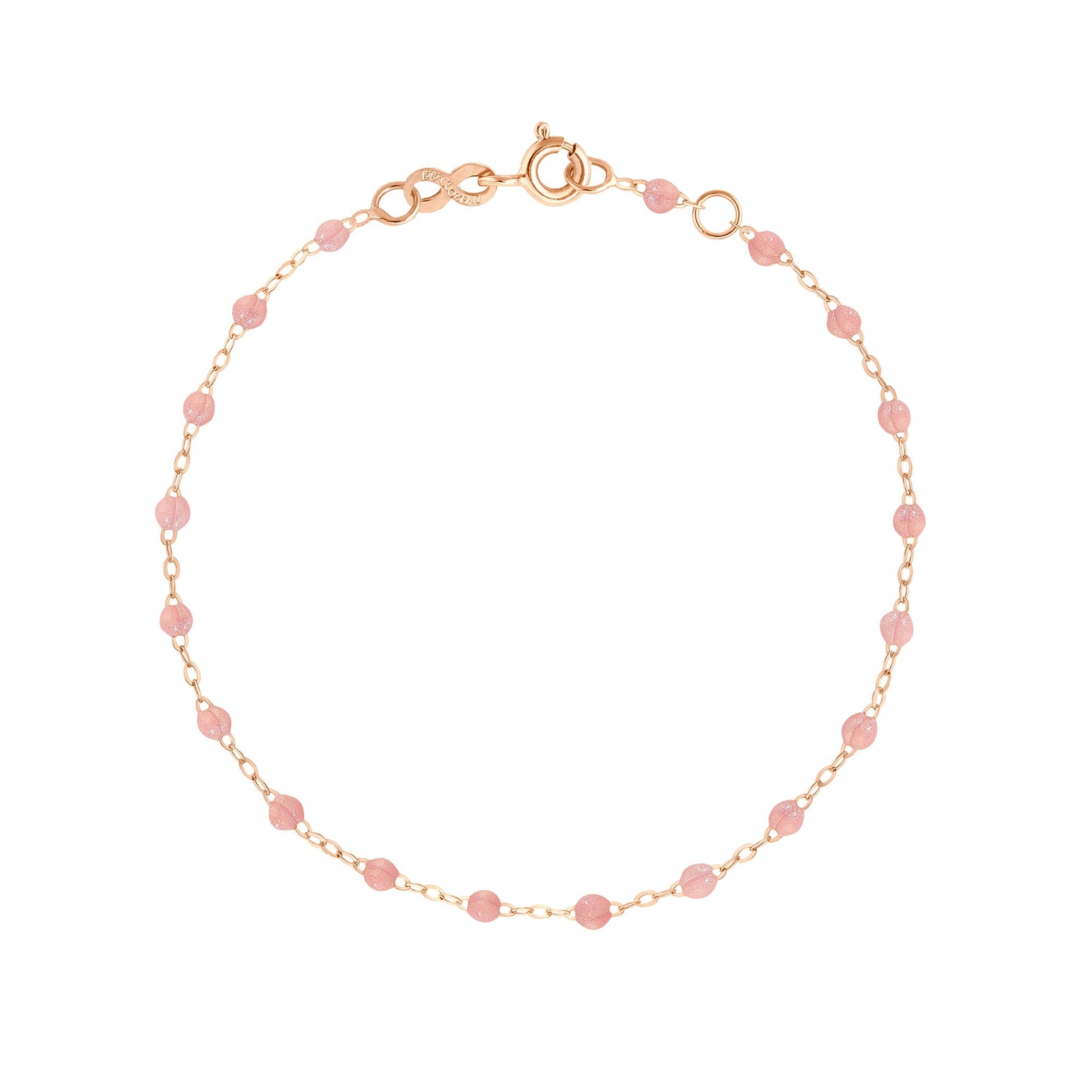Gigi Clozeau - Bracelet blush Classique Gigi, or rose, 15 cm