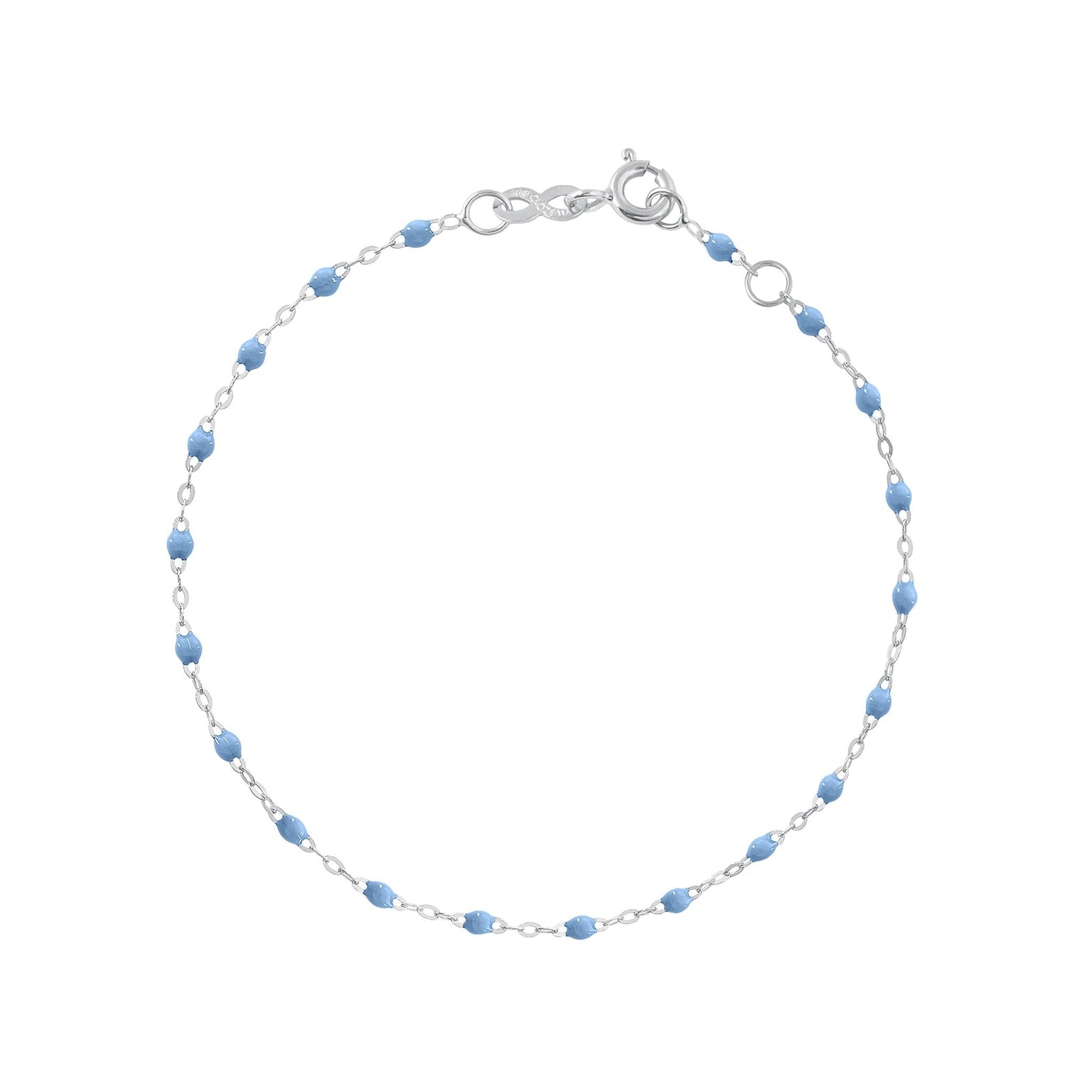 Gigi Clozeau - Bracelet ciel Classique Gigi, or blanc, 19 cm
