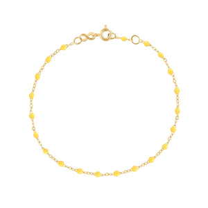 Gigi Clozeau - Bracelet citron Classique Gigi, or jaune, 17 cm
