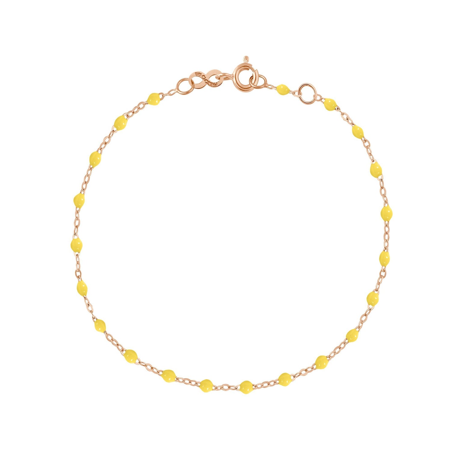 Gigi Clozeau - Bracelet citron Classique Gigi, or rose, 15 cm