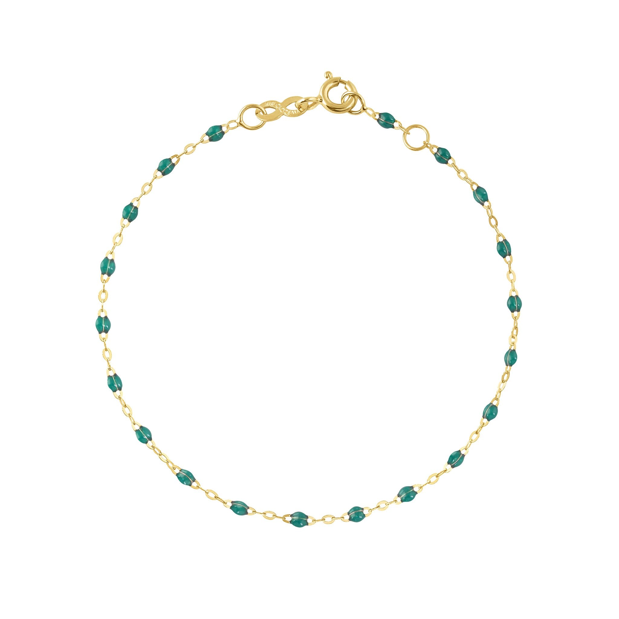Gigi Clozeau - Bracelet émeraude Classique Gigi, or jaune, 17 cm
