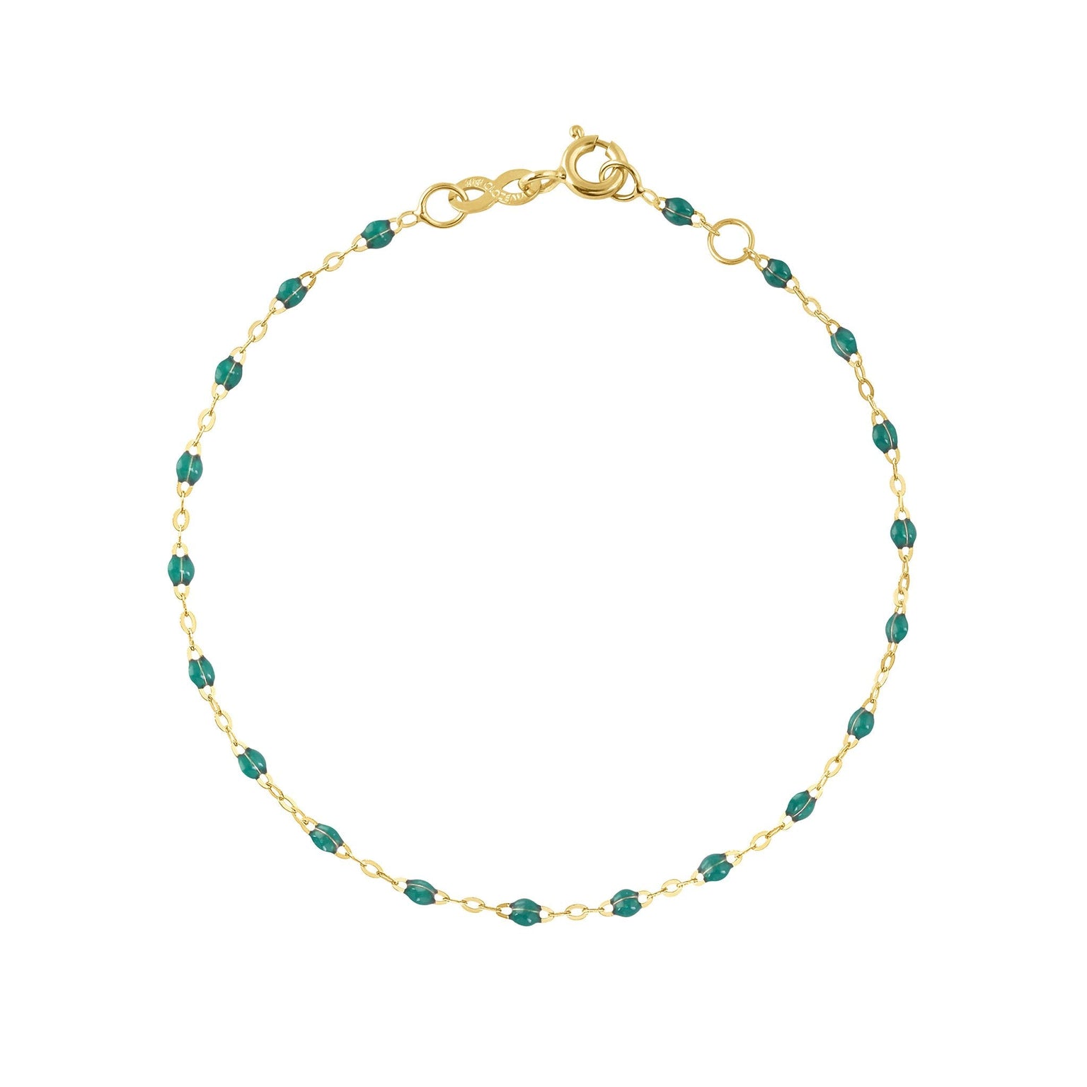 Gigi Clozeau - Bracelet émeraude Classique Gigi, or jaune, 19 cm