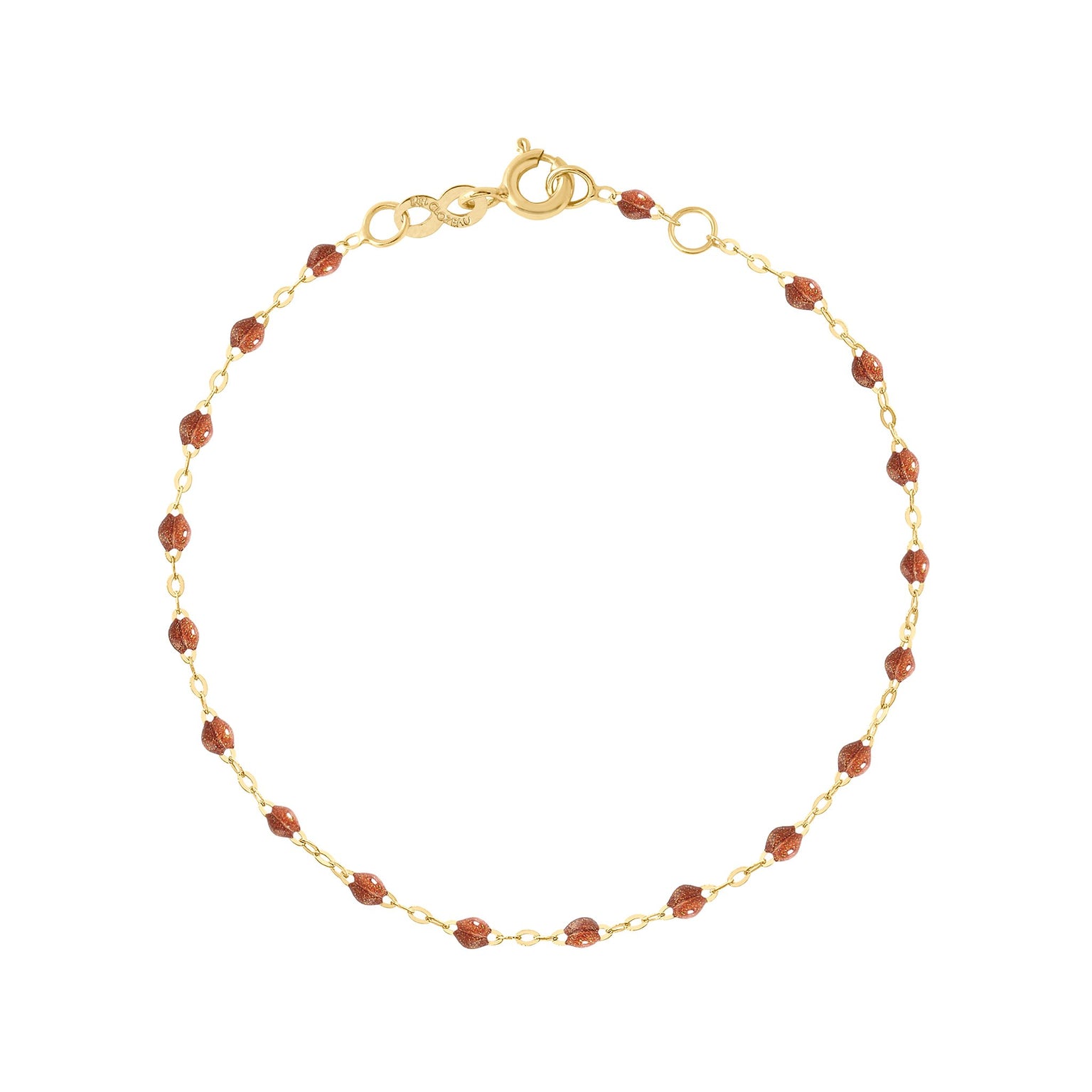 Gigi Clozeau - Bracelet fauve Classique Gigi, or jaune, 15 cm
