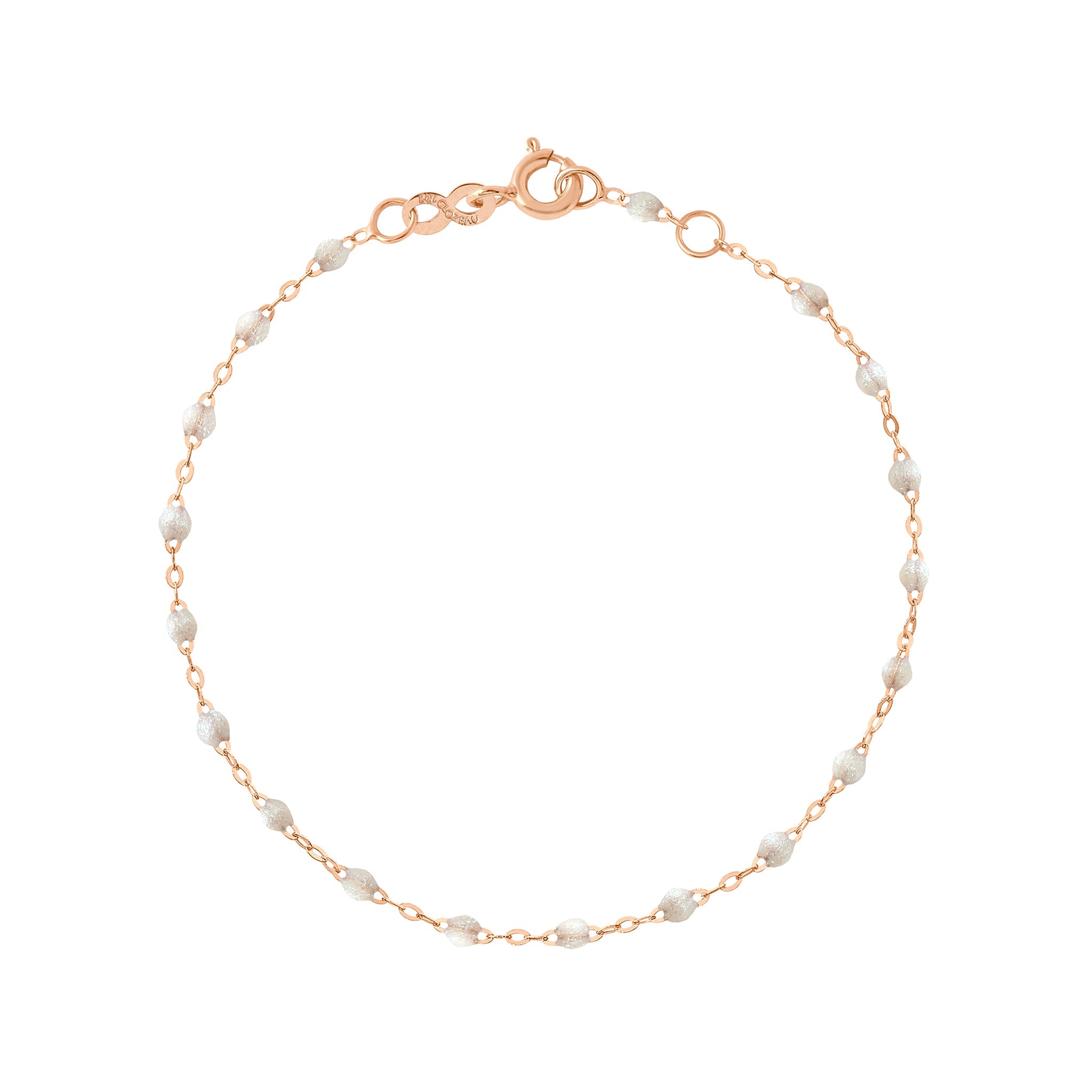 Gigi Clozeau - Bracelet opale Classique Gigi, or rose, 15 cm