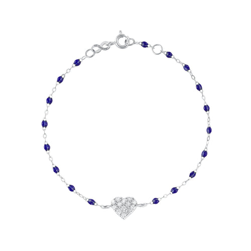 Gigi Clozeau - Bracelet prusse In Love, diamants, or blanc, 17 cm