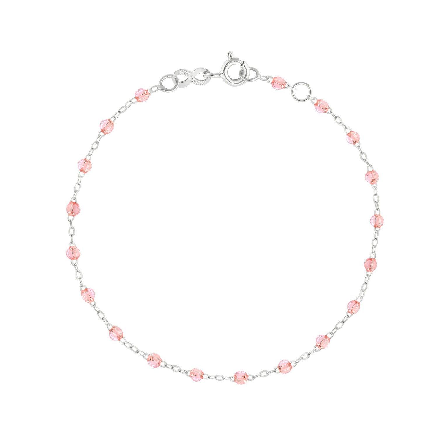 Gigi Clozeau - Bracelet rosée Classique Gigi, or blanc, 15 cm