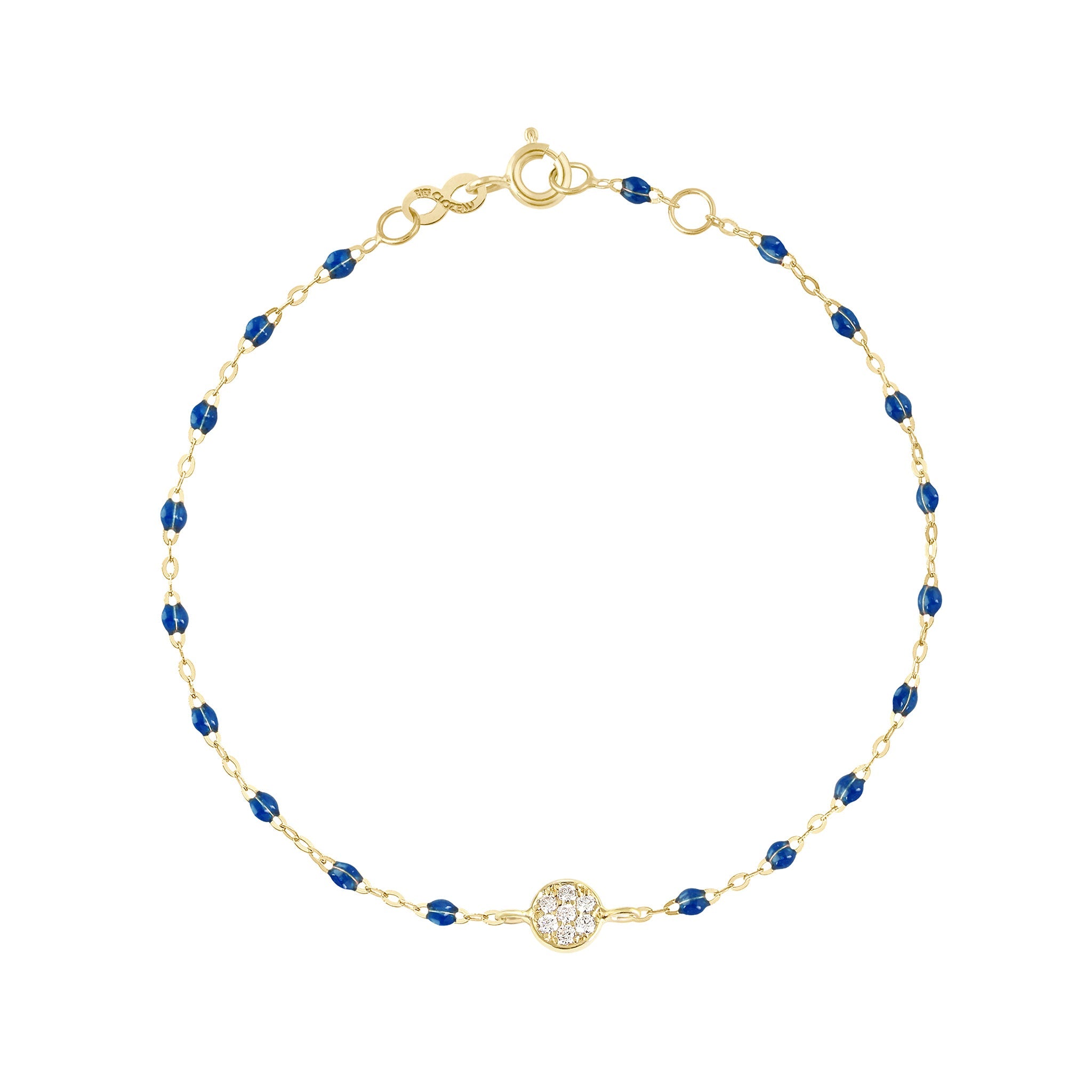 Gigi Clozeau - Bracelet saphir Puce diamants, or jaune, 17 cm