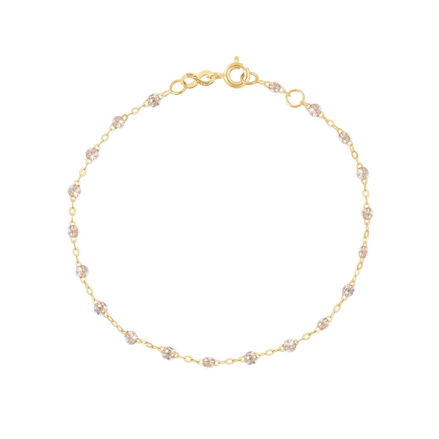 Gigi Clozeau - Bracelet sparkle Classique Gigi, or jaune, 17 cm