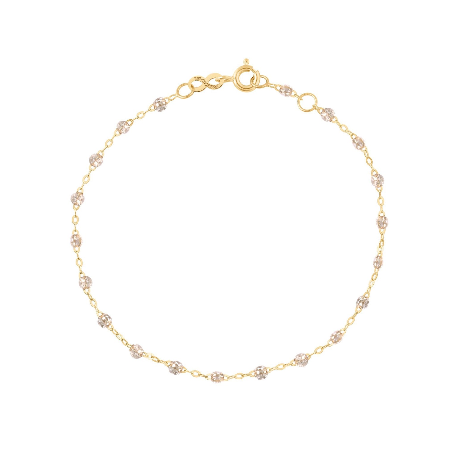 Gigi Clozeau - Bracelet sparkle Classique Gigi, or jaune, 15 cm