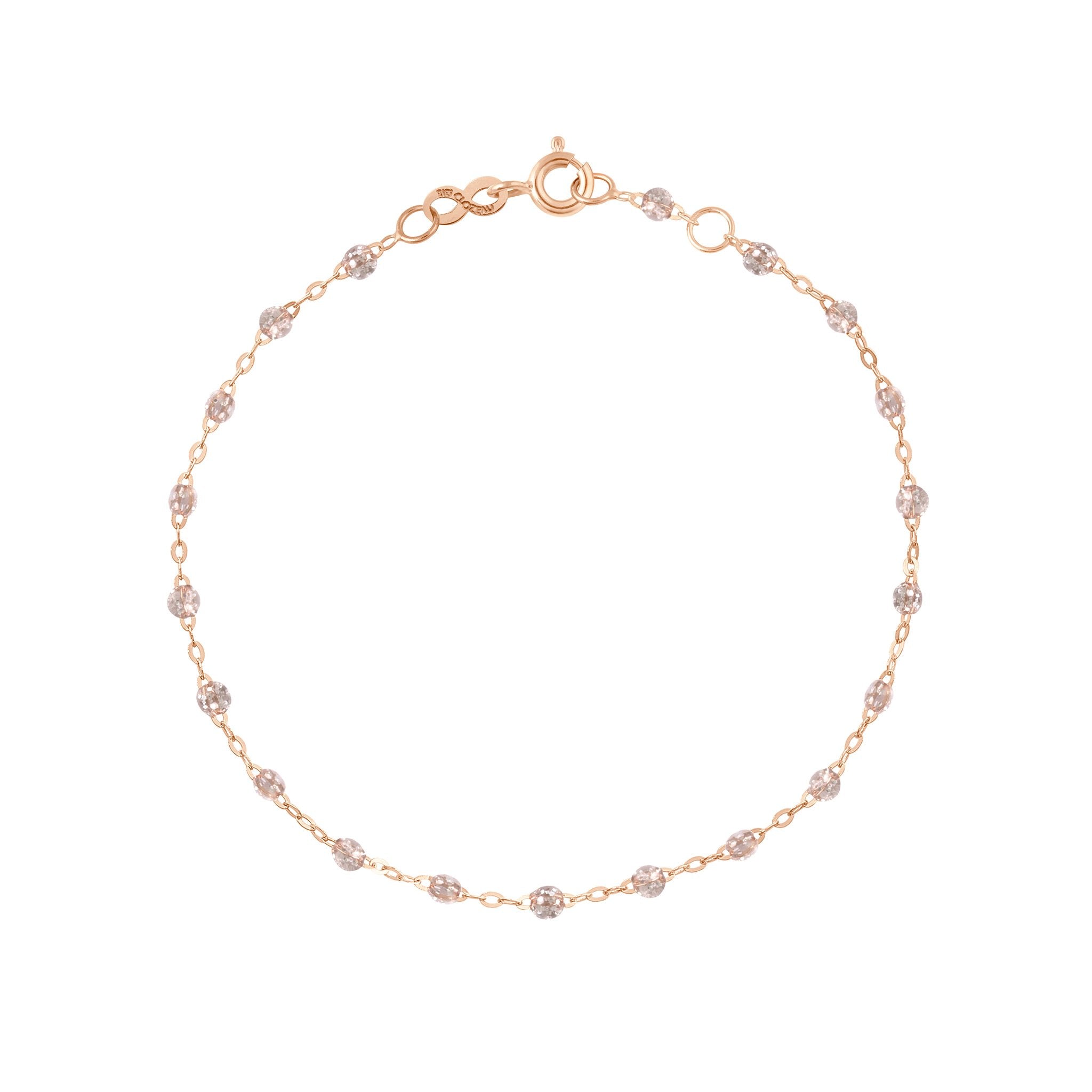 Gigi Clozeau - Bracelet sparkle Classique Gigi, or rose, 15 cm