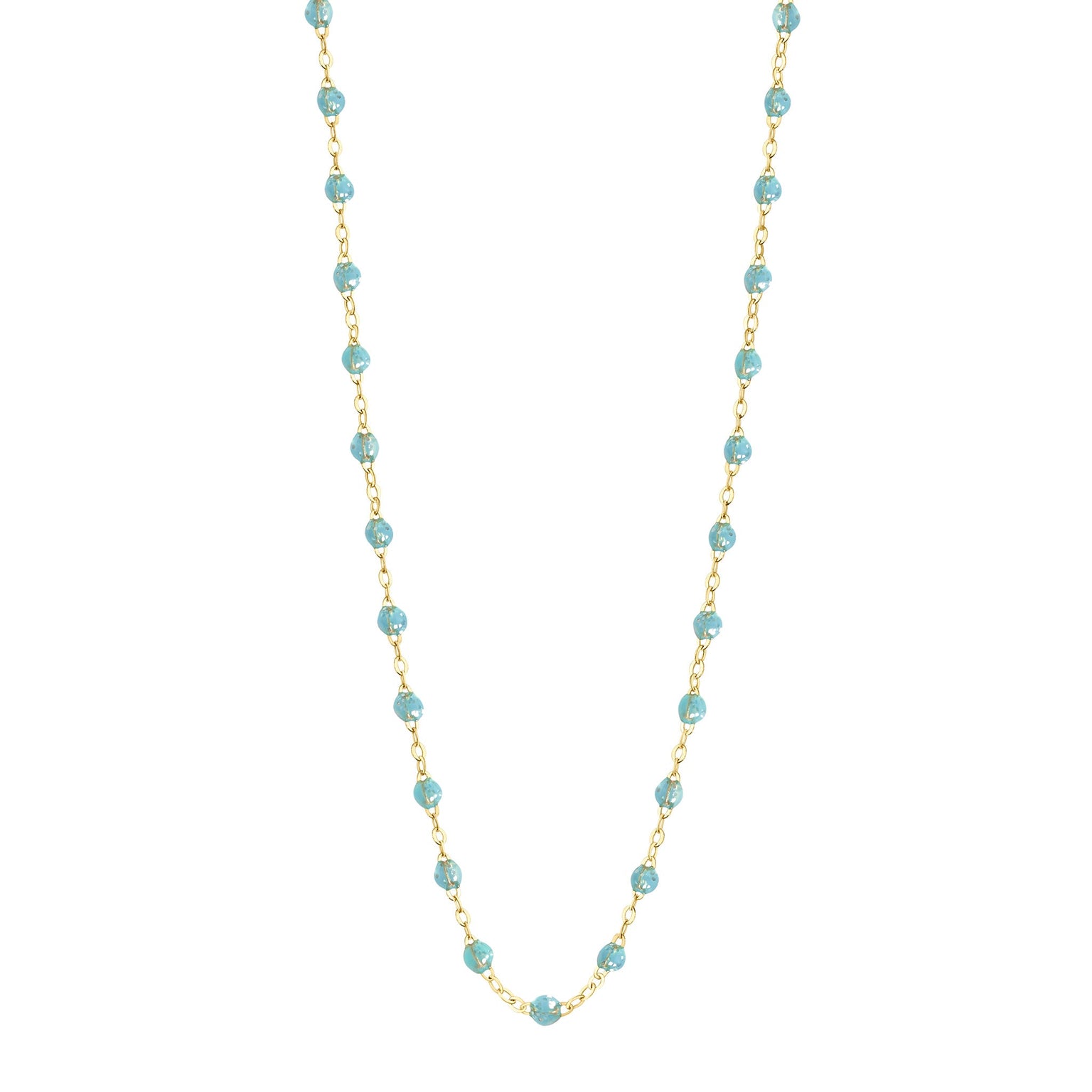 Gigi Clozeau - Collier aqua Classique Gigi, or jaune, 42 cm