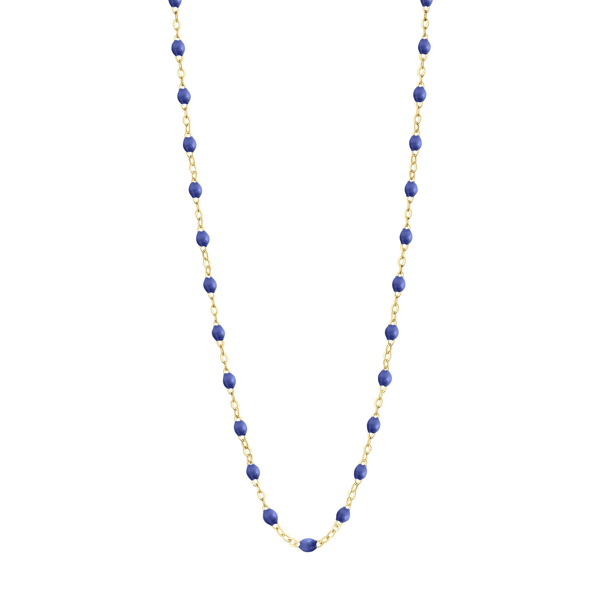 Gigi Clozeau - Collier bleuet Classique Gigi, or jaune, 42 cm