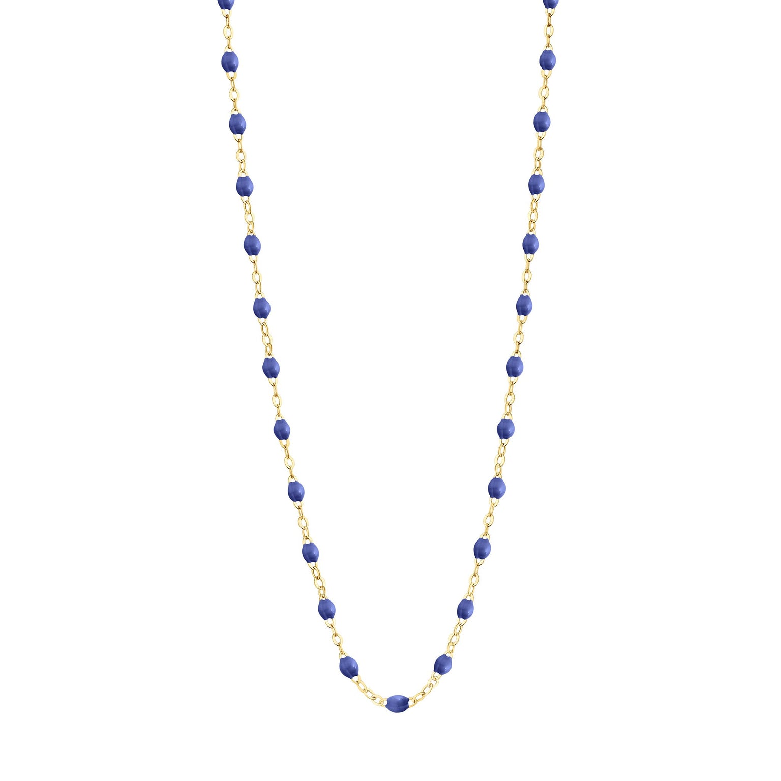 Gigi Clozeau - Collier bleuet Classique Gigi, or jaune, 50 cm