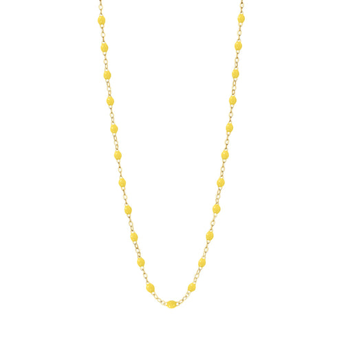 Gigi Clozeau - Collier citron Classique Gigi, or jaune, 45 cm