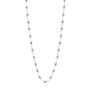Gigi Clozeau - Collier glacier Classique Gigi, or blanc, 50 cm